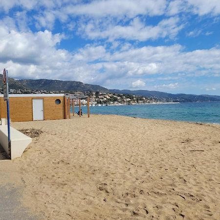 Appartement Paisible Avec Vue Panoramique Mer Et Acces Direct Plage Борм-ле-Мимоза Экстерьер фото