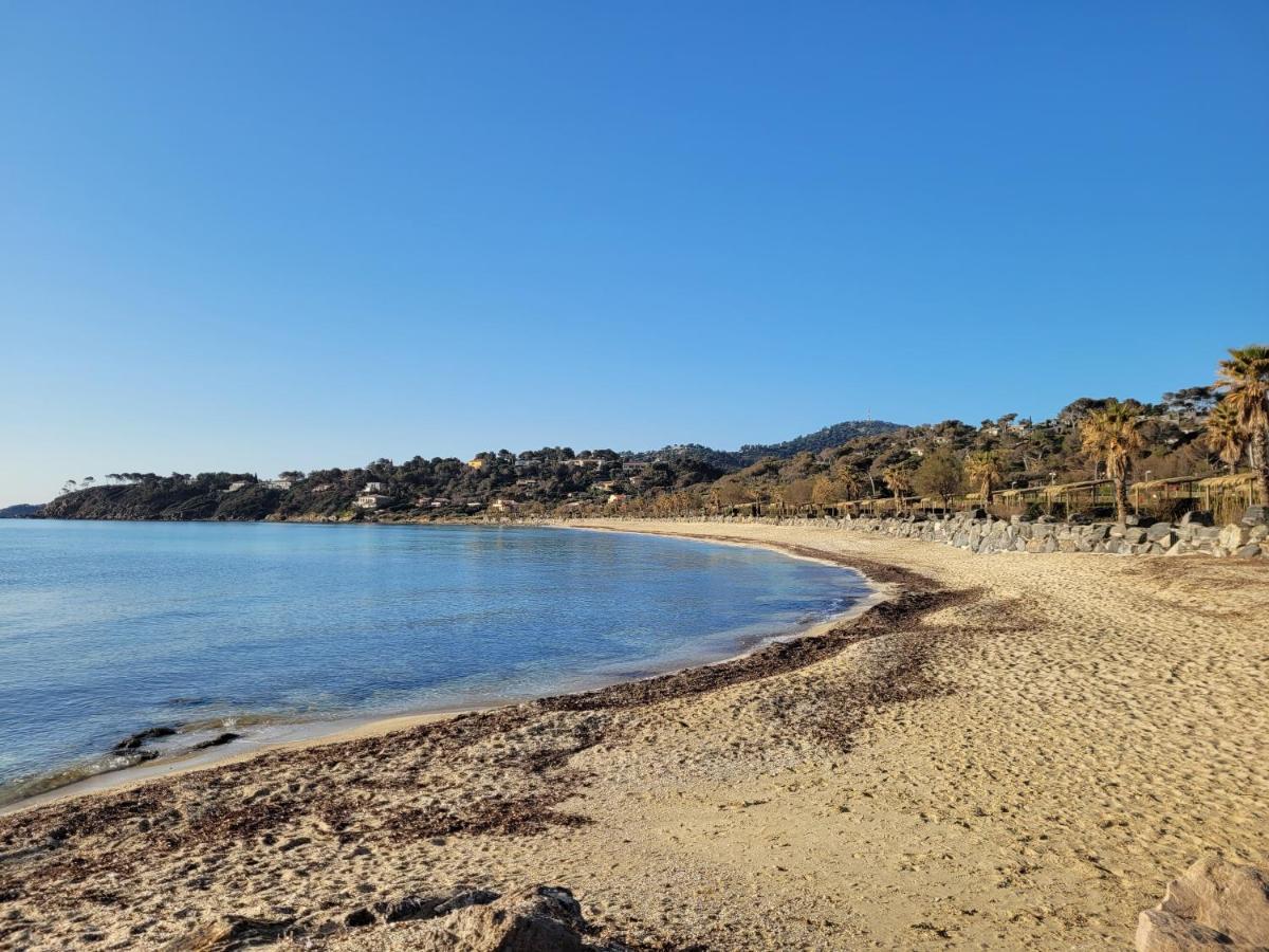 Appartement Paisible Avec Vue Panoramique Mer Et Acces Direct Plage Борм-ле-Мимоза Экстерьер фото