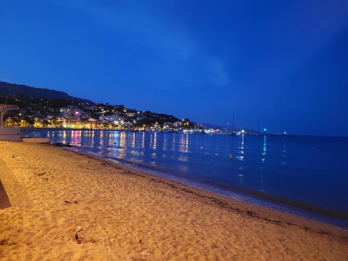 Appartement Paisible Avec Vue Panoramique Mer Et Acces Direct Plage Борм-ле-Мимоза Экстерьер фото